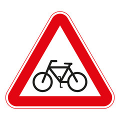 Warning traffic signs
