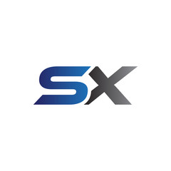 Fototapeta premium Simple Modern letters Initial Logo sx