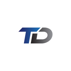Simple Modern letters Initial Logo td