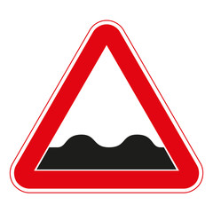 Warning traffic signs