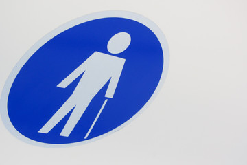 reserved seat label on board bus for aged people