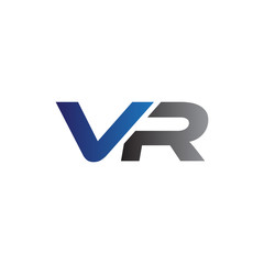 Simple Modern letters Initial Logo vr