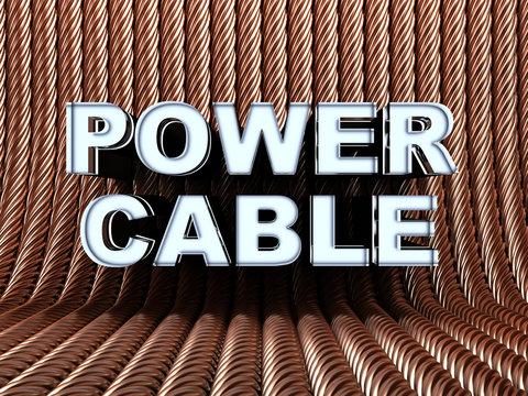 Power cable background