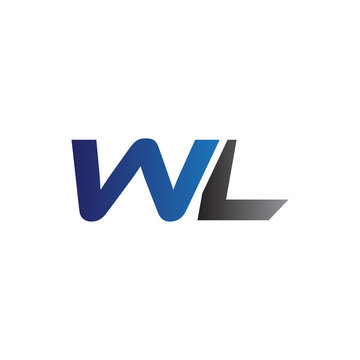 Simple Modern letters Initial Logo wl