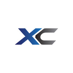 Simple Modern letters Initial Logo xc