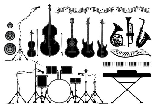 Set musical instruments