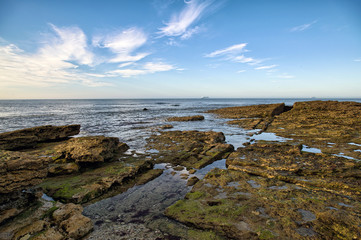 Fototapeta na wymiar Coastline view, Parede, portugal