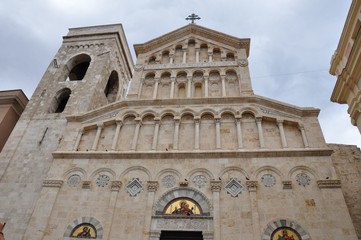 Fototapeta na wymiar Cagliari Cathedral