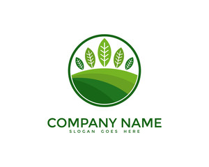 Nature Landscaping Logo Design Template