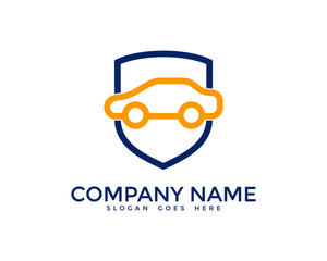 Automotive Car Shield Logo Design Template