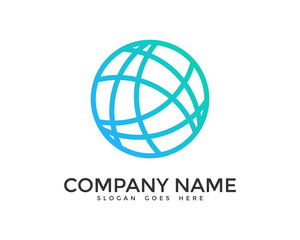 Global Wireless World Logo Design