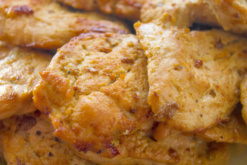 Fried meat