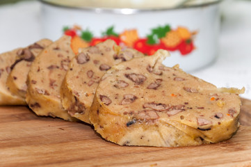 Balkan cuisine traditional food chicken liver