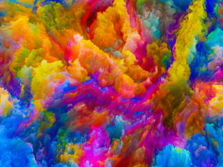 Fototapeta na wymiar Digital Life of Colors