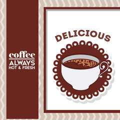 delicious coffee design 