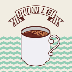 delicious coffee design 