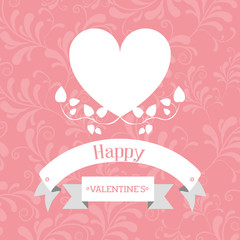 happy valentines day design 