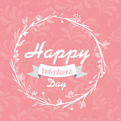 happy valentines day design 