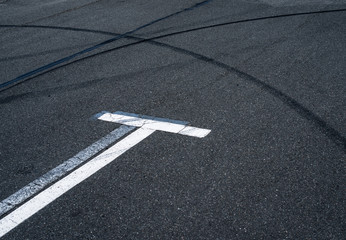 Asphalt surface of the empty parking © rootstocks