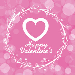 happy valentines day design 