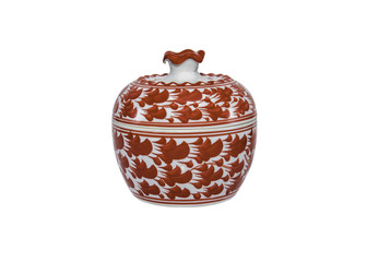 Rice bowl paint by hand made from Thailand.