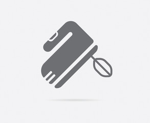 Hand Speed Mixer Vector Element or Icon, Illustration Ready for Print or Plotter Cut or Using as Logotype with High Quality