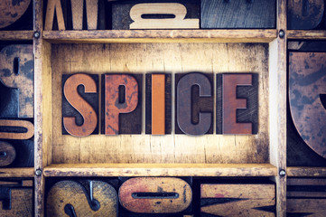 Spice Concept Letterpress Type