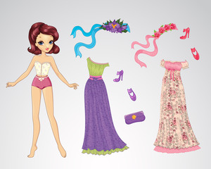 Paper Romantic Fairy Doll