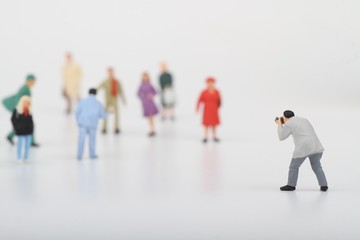 miniatura di fotografo dedito alla street photography