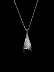 Silver necklace for women
