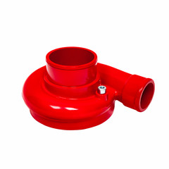 turbocharger compressor isolated