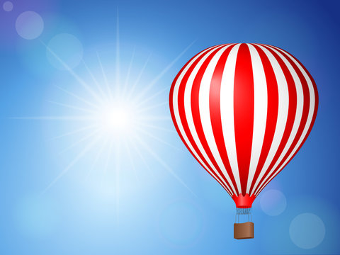 Air balloon sky