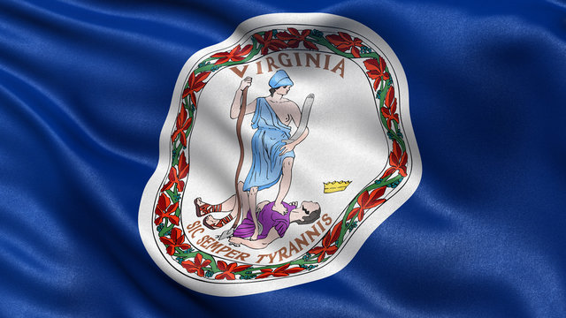 US State Flag Of Virginia