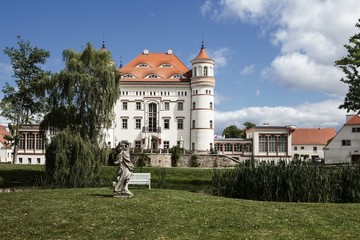 Historic Palace in Wojanow, Poland