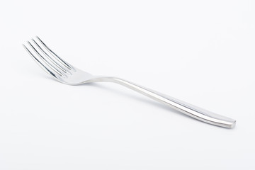 Shiny silver fork