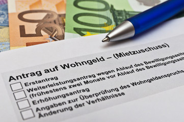 Wohngeld beantragen