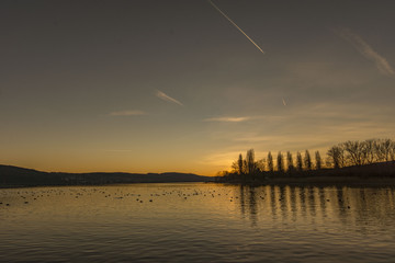 Sonnenuntergang am Bodensee