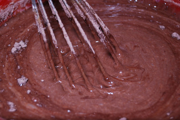 Preparazione crema di cioccolato
