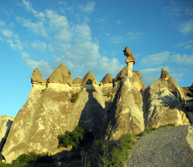 Landscape of Cappadocia.