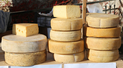 fresh cheeses and aged cheeses on sale