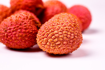Lychee fruit, lychee or Chinese or Chinese plum.
