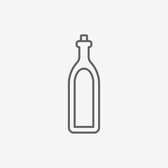 Alcohol sign icon. Drink symbol. Bottle