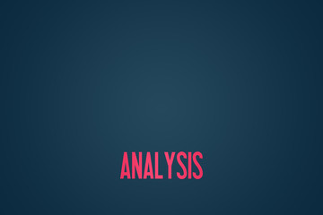 Analysis - Illustration copy space - Text Graphic - Modern Business Design