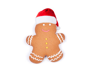 Fototapeta premium Gingerbread man isolated