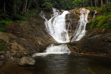 Waterfalls at Cameron Highlands, Malaysia..