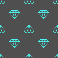 Seamless pattern with diamonds