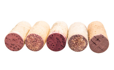 Wine corks isolated