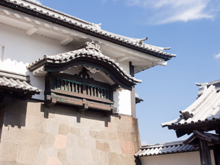 Fototapeta na wymiar Traditional Japanese castle in Kanazawa