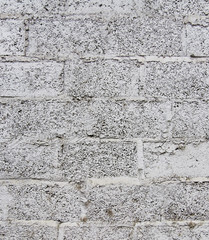 Background wall of concrete blocks