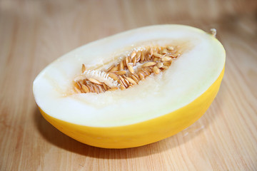 Half of honeydew mellon